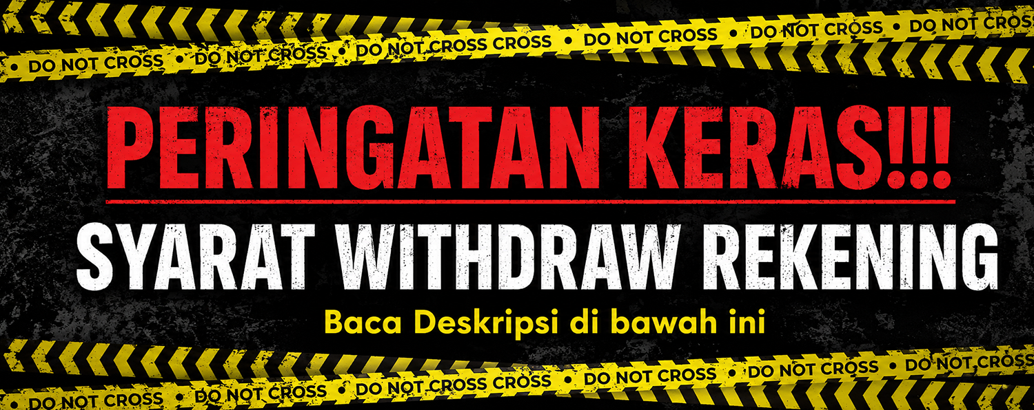 info syarat withdraw rek valid
